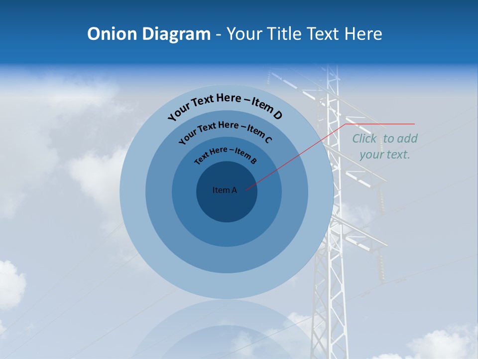 Supply Electrical Line PowerPoint Template