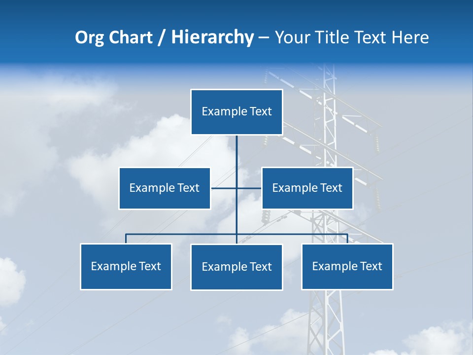 Supply Electrical Line PowerPoint Template