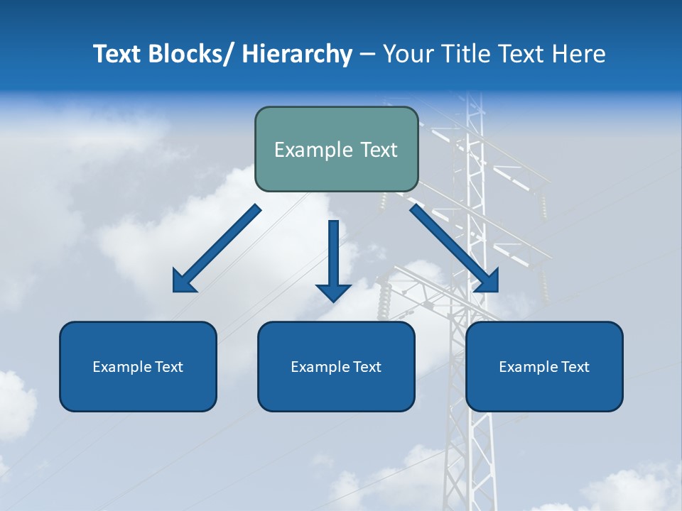 Supply Electrical Line PowerPoint Template