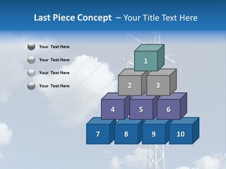Supply Electrical Line PowerPoint Template