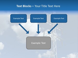 Supply Electrical Line PowerPoint Template