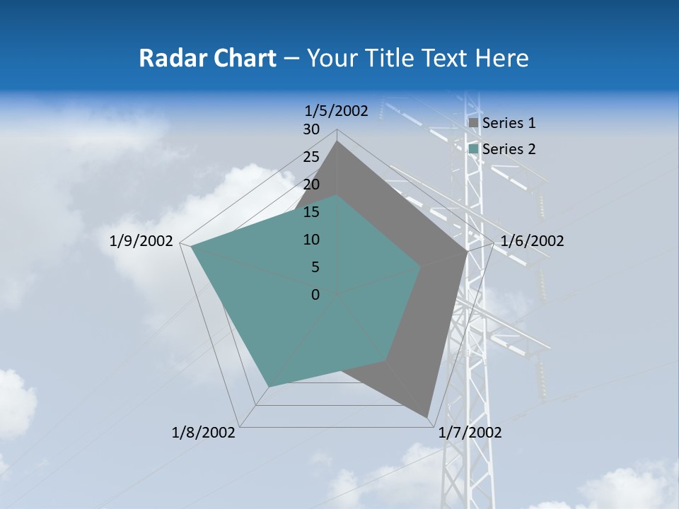 Supply Electrical Line PowerPoint Template