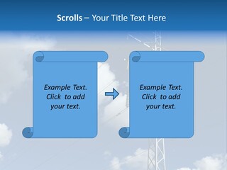 Supply Electrical Line PowerPoint Template