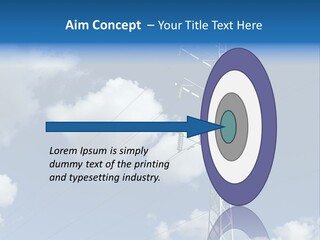 Supply Electrical Line PowerPoint Template