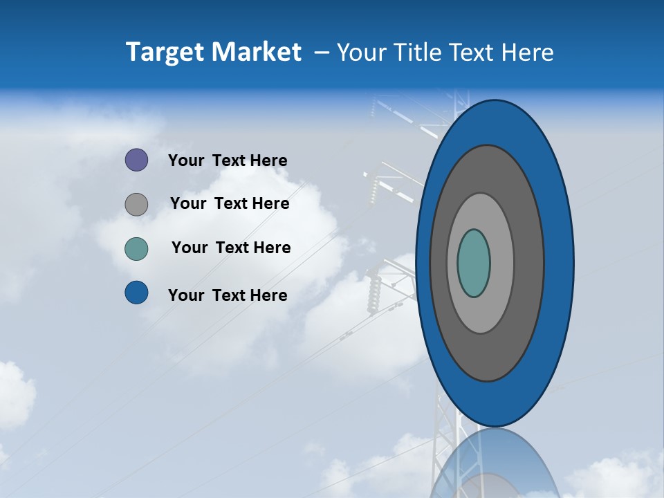 Supply Electrical Line PowerPoint Template