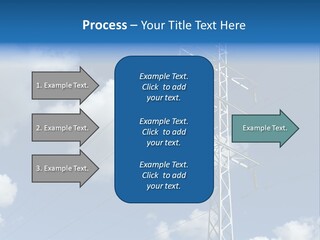 Supply Electrical Line PowerPoint Template