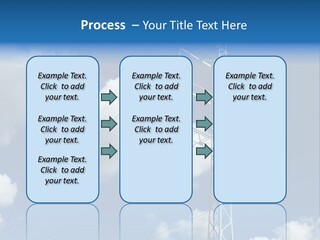 Supply Electrical Line PowerPoint Template