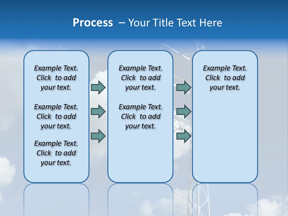 Supply Electrical Line PowerPoint Template