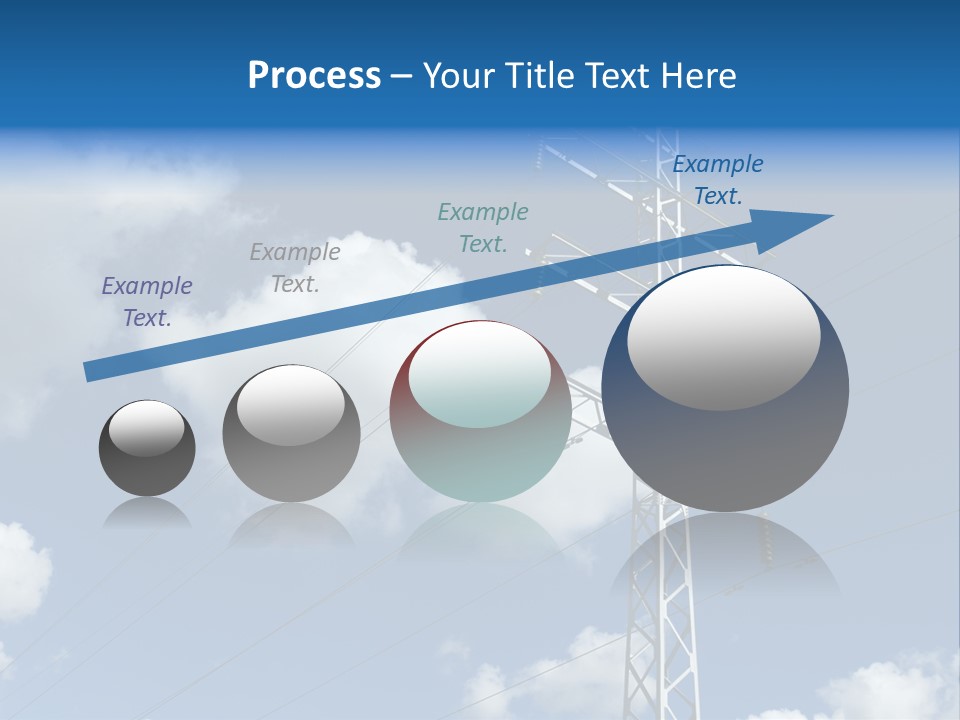 Supply Electrical Line PowerPoint Template