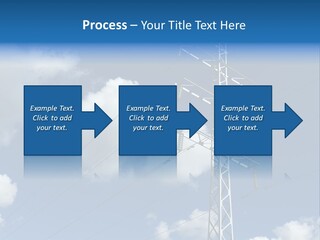 Supply Electrical Line PowerPoint Template