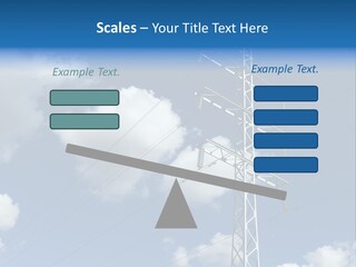Supply Electrical Line PowerPoint Template