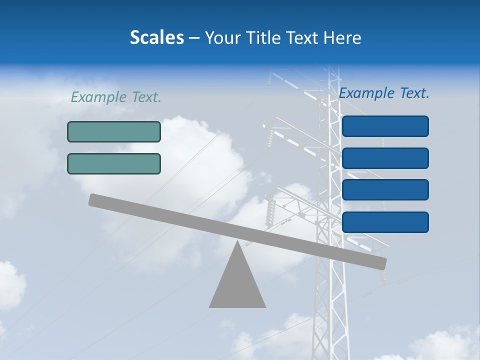 Supply Electrical Line PowerPoint Template