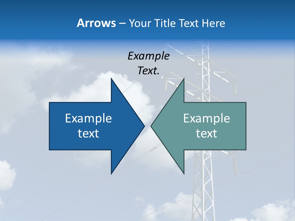 Supply Electrical Line PowerPoint Template