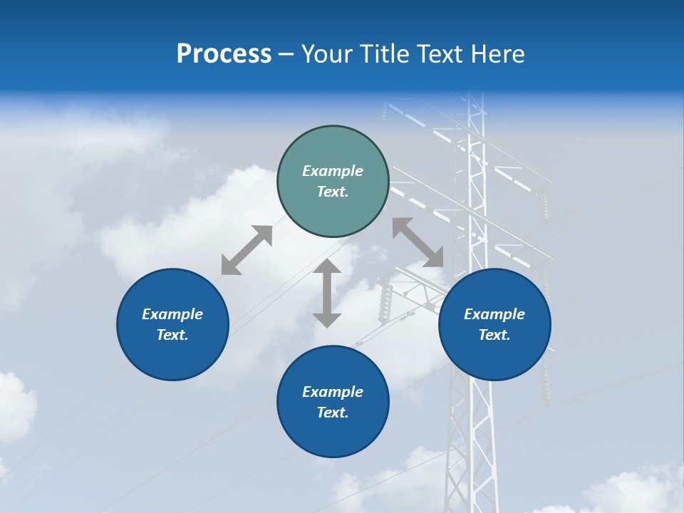 Supply Electrical Line PowerPoint Template