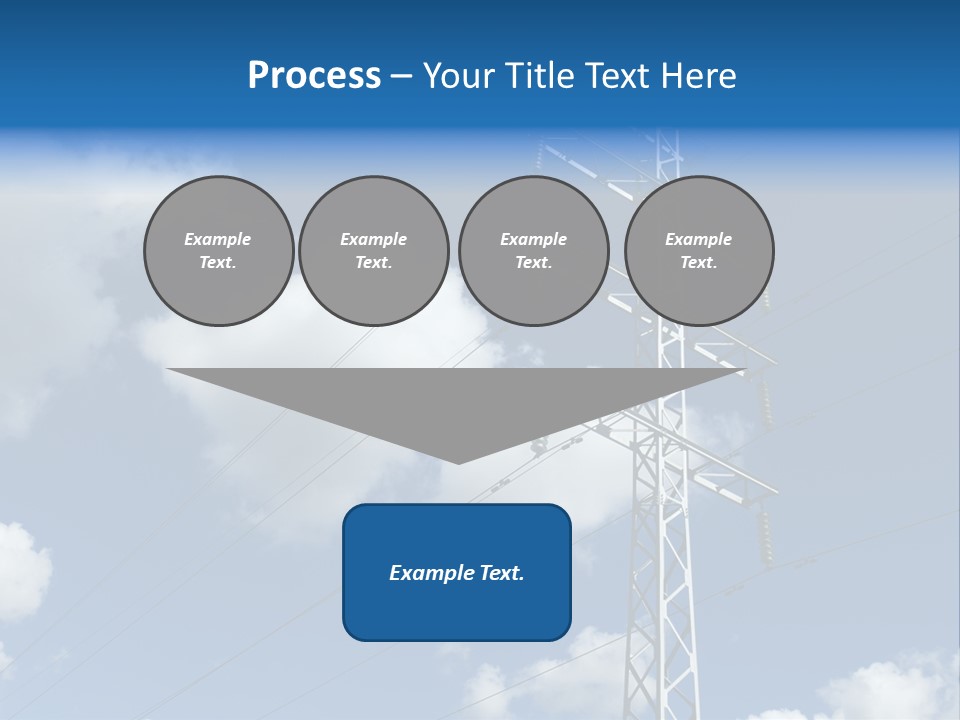 Supply Electrical Line PowerPoint Template