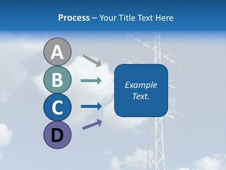 Supply Electrical Line PowerPoint Template