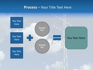 Supply Electrical Line PowerPoint Template