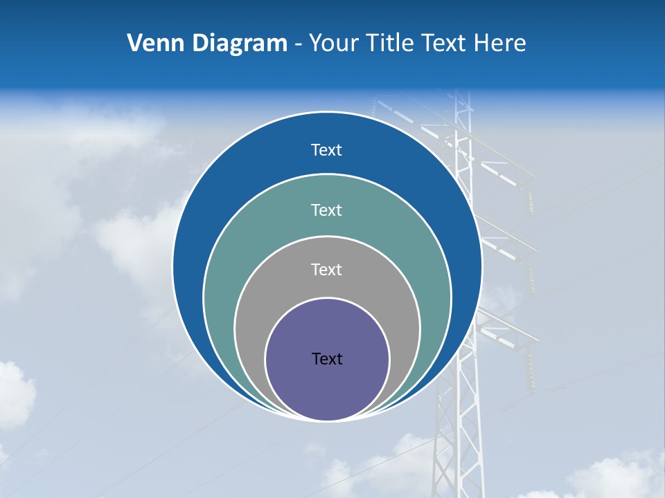 Supply Electrical Line PowerPoint Template
