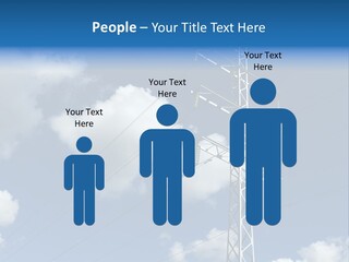 Supply Electrical Line PowerPoint Template