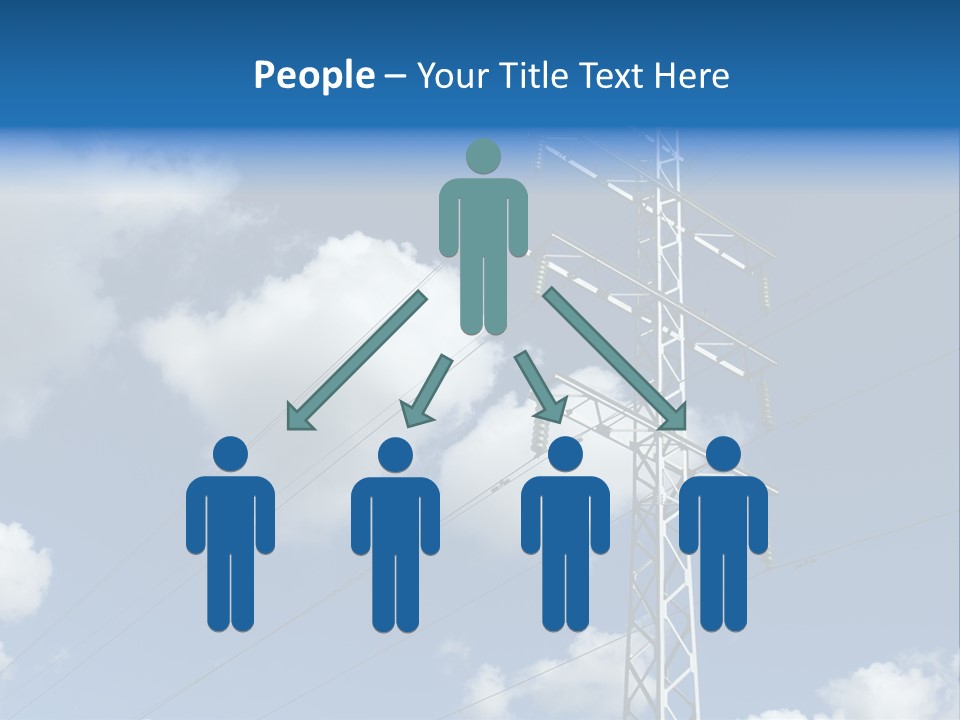 Supply Electrical Line PowerPoint Template