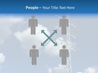 Supply Electrical Line PowerPoint Template