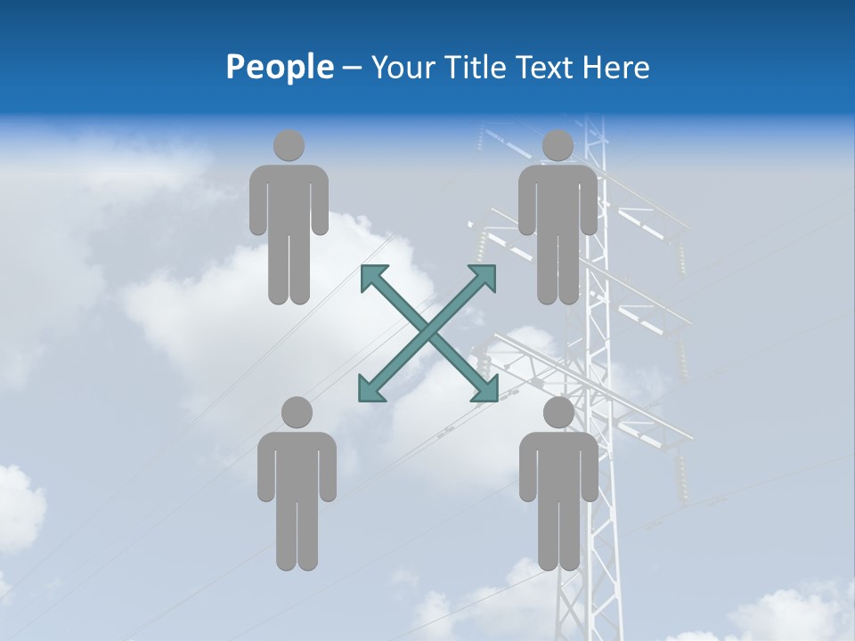 Supply Electrical Line PowerPoint Template