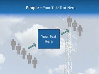 Supply Electrical Line PowerPoint Template