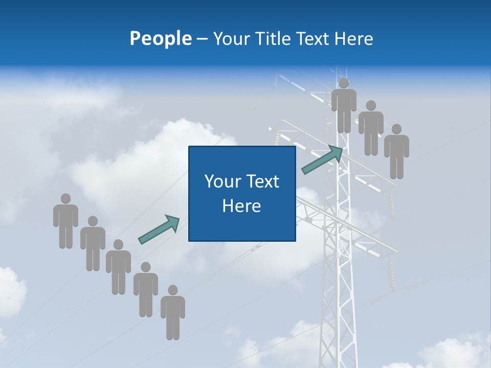 Supply Electrical Line PowerPoint Template