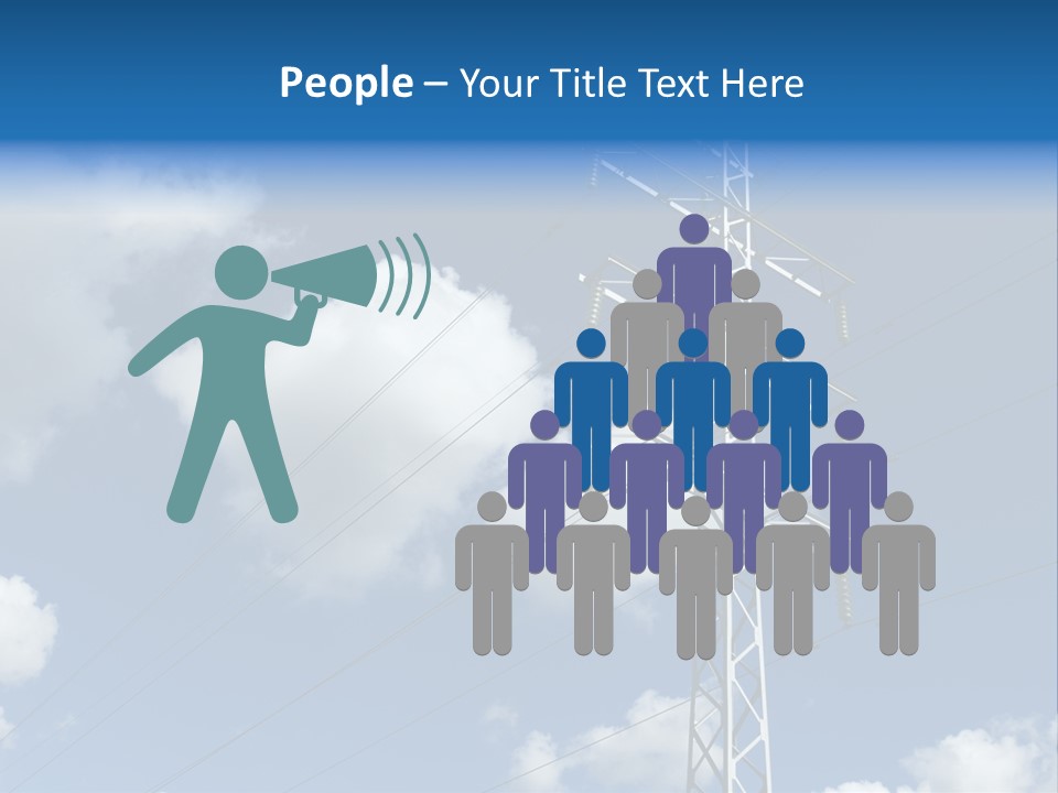 Supply Electrical Line PowerPoint Template