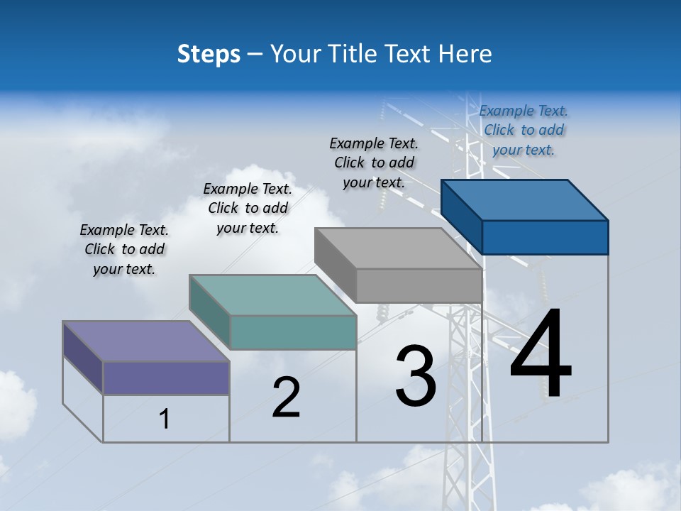 Supply Electrical Line PowerPoint Template