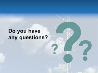 Supply Electrical Line PowerPoint Template