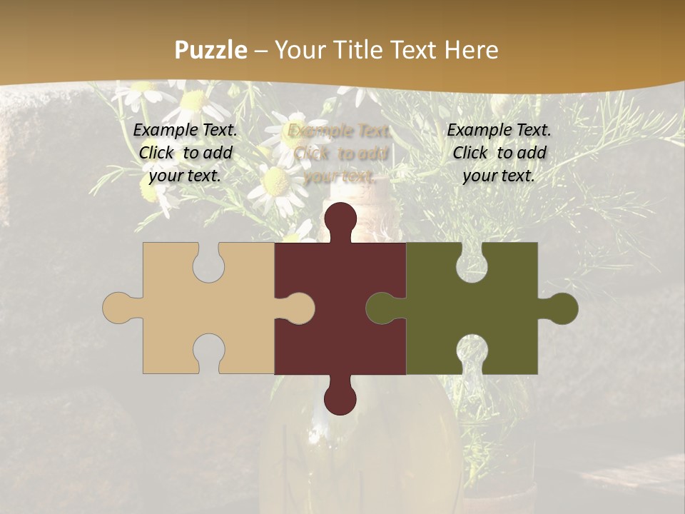 Wooden Table Fell Trees Gew PowerPoint Template