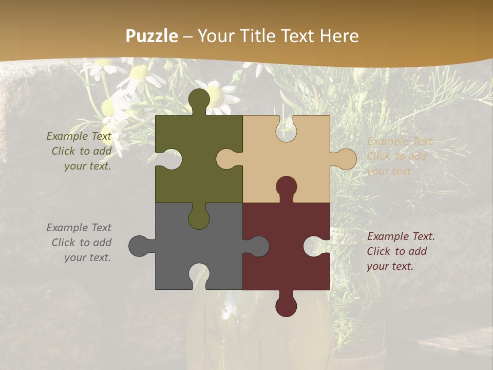 Wooden Table Fell Trees Gew PowerPoint Template