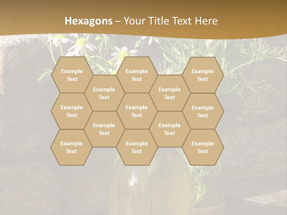Wooden Table Fell Trees Gew PowerPoint Template