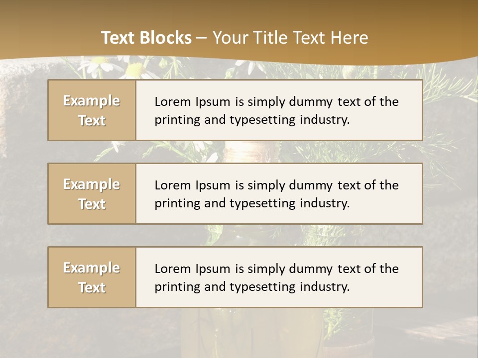 Wooden Table Fell Trees Gew PowerPoint Template