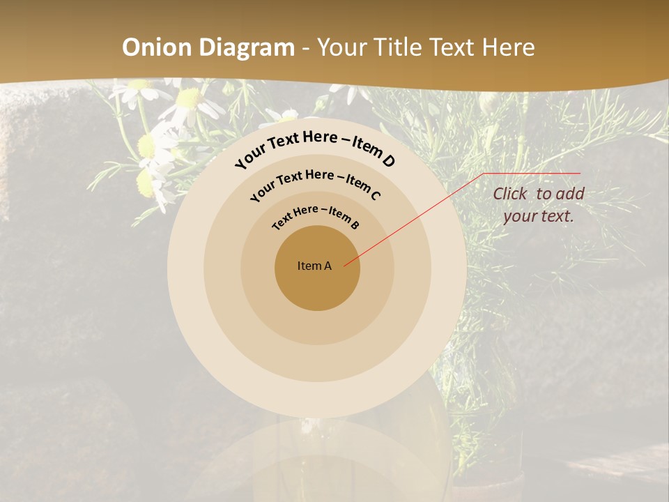 Wooden Table Fell Trees Gew PowerPoint Template
