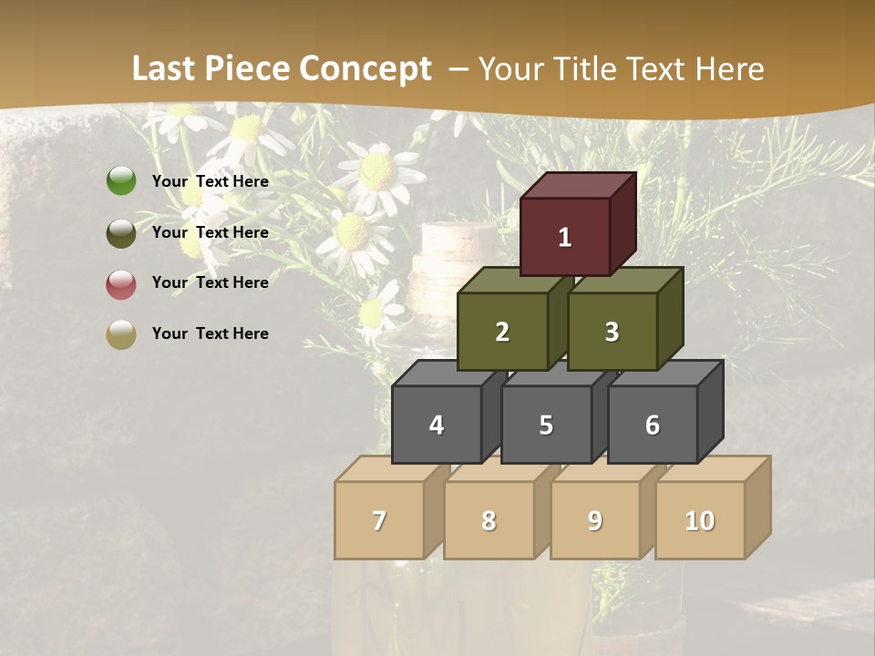 Wooden Table Fell Trees Gew PowerPoint Template