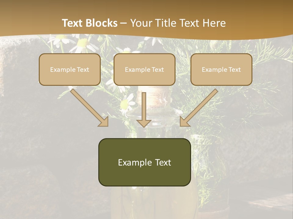 Wooden Table Fell Trees Gew PowerPoint Template
