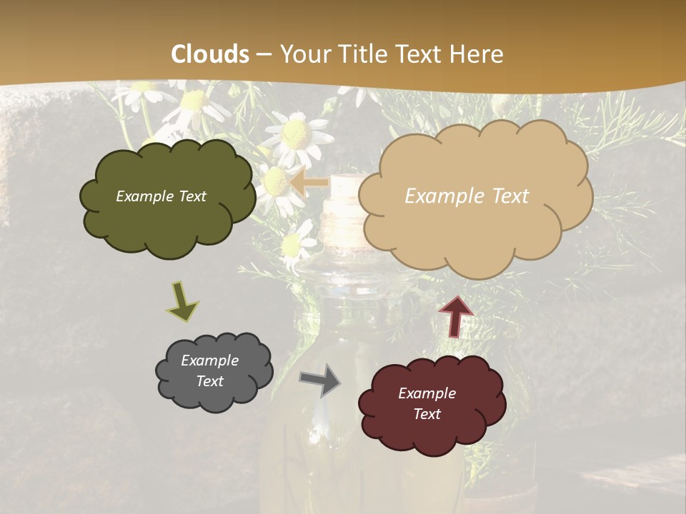Wooden Table Fell Trees Gew PowerPoint Template