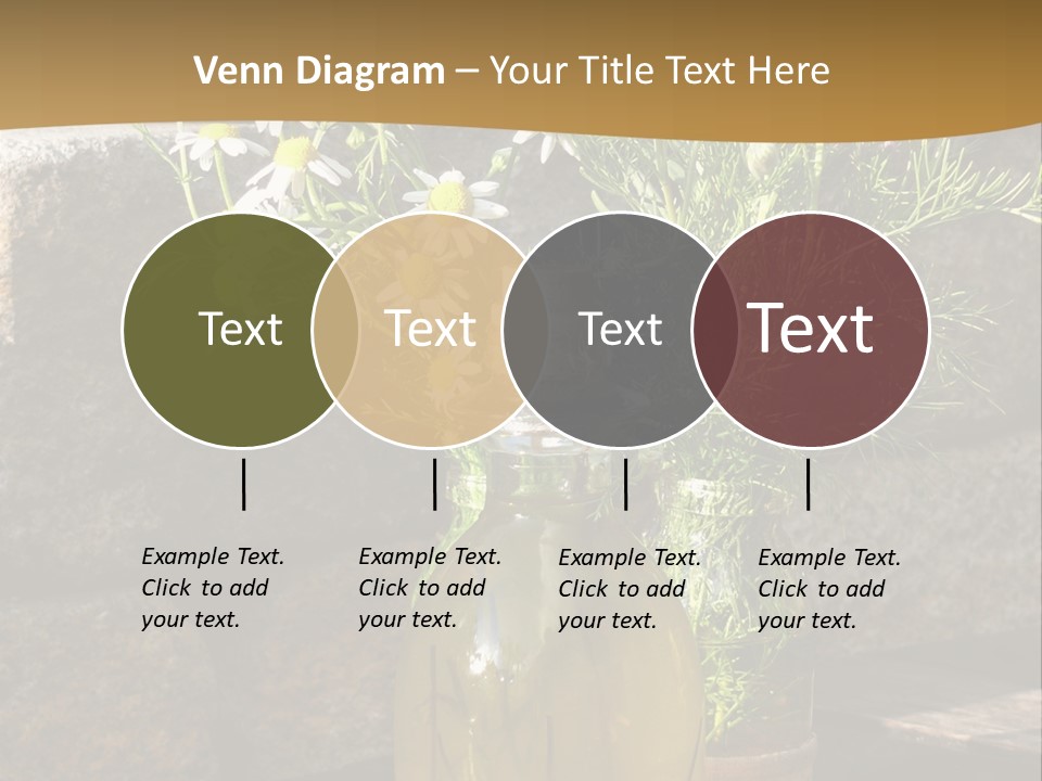 Wooden Table Fell Trees Gew PowerPoint Template