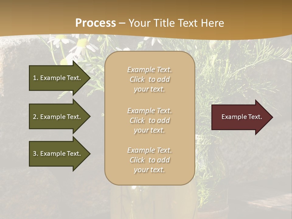Wooden Table Fell Trees Gew PowerPoint Template
