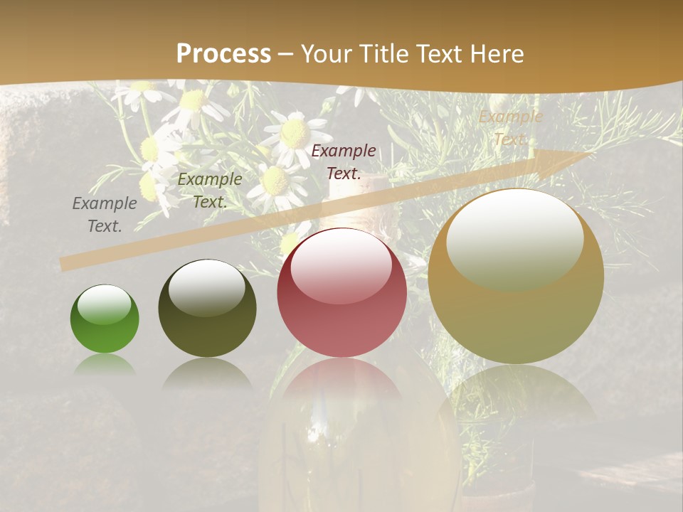 Wooden Table Fell Trees Gew PowerPoint Template