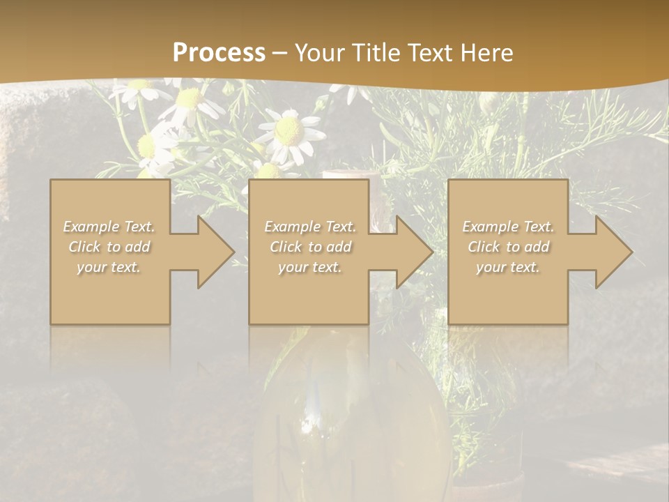 Wooden Table Fell Trees Gew PowerPoint Template
