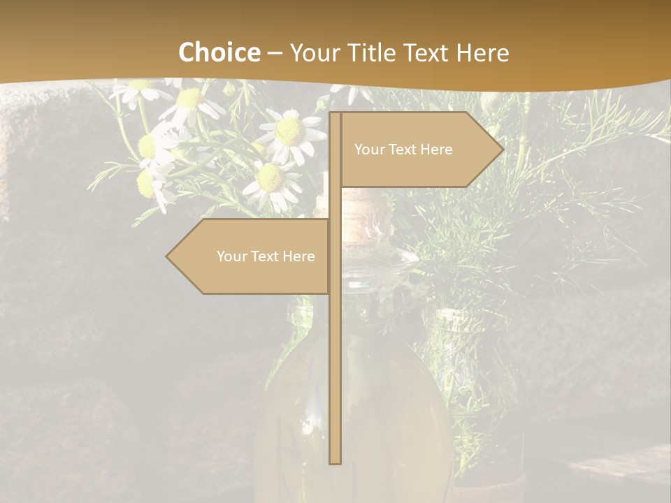 Wooden Table Fell Trees Gew PowerPoint Template