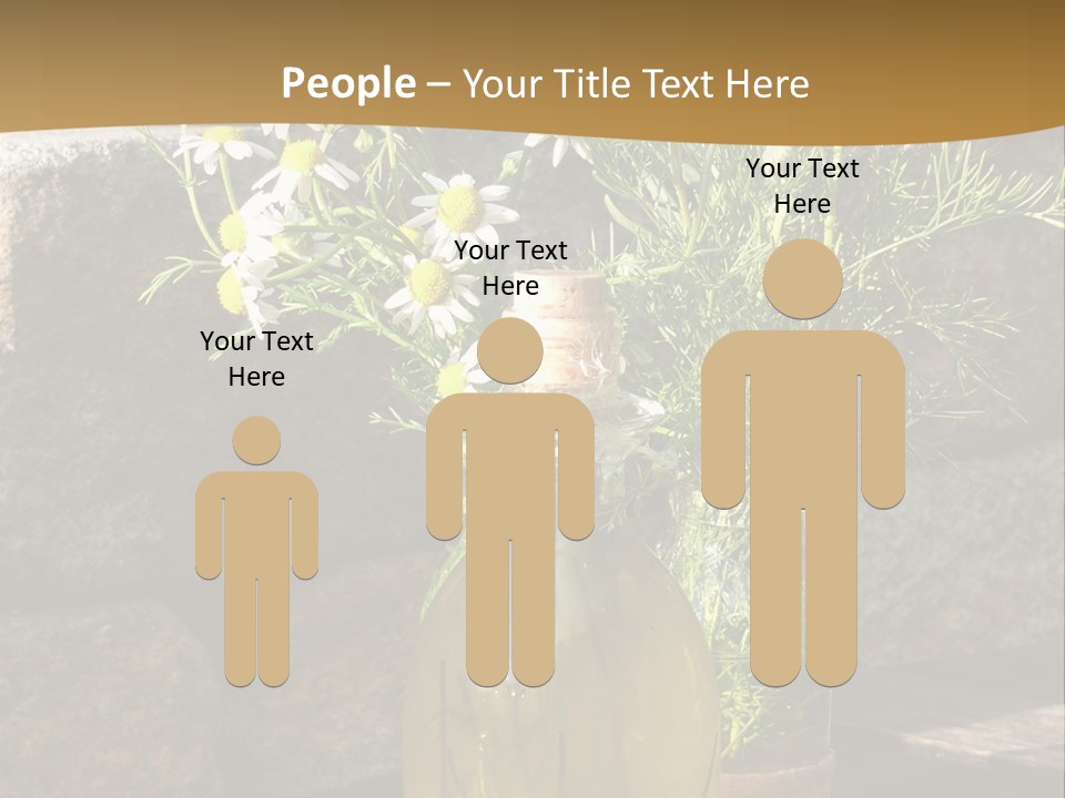 Wooden Table Fell Trees Gew PowerPoint Template