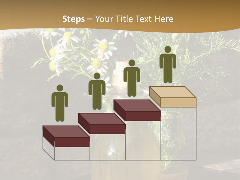 Wooden Table Fell Trees Gew PowerPoint Template