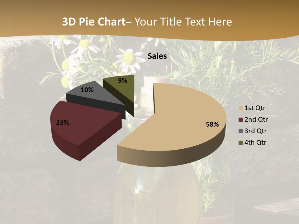 Wooden Table Fell Trees Gew PowerPoint Template