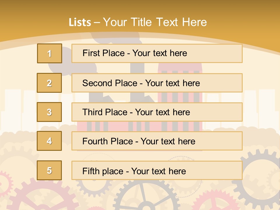 Jew Sukkah Beard PowerPoint Template