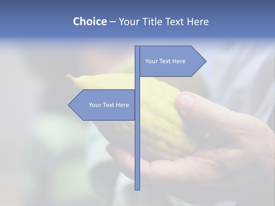 Jew Sukkah Beard PowerPoint Template