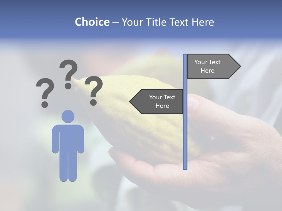 Jew Sukkah Beard PowerPoint Template